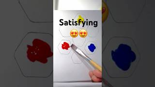 Color mixing from primary colors  Satisfying color mixing color satysfying shorts relaxing [upl. by Anastice]