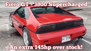 1988 Fiero GT 3800 Supercharged  New Project [upl. by Raddi]