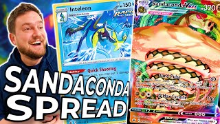 Sandaconda VMAX Spread Deck on PTCGO  Chilling Reign Pokemon TCG [upl. by Still396]