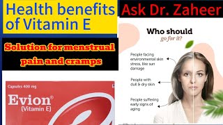 Health benefits of vitamin EVitamin E use uses of evion capsuleVitamin e magic in body [upl. by Eiznekcam]