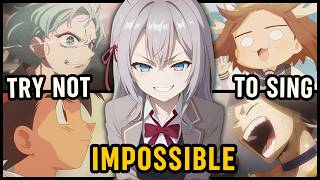 🎵 TRY NOT to SINGAnime Version 🔥 100 POPULAR ANIME Openings Endings Insert Songs [upl. by Kravits209]