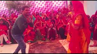 haryanvi dj song dance  haryanvidance dancevideo couple dj shorts rajmeena7hai [upl. by Idnil]