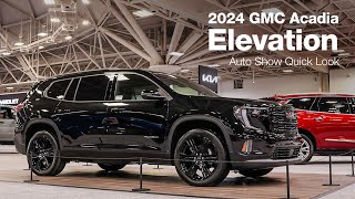 2024 GMC Acadia Elevation  First Look  Twin Cities Auto Show [upl. by Ericka]