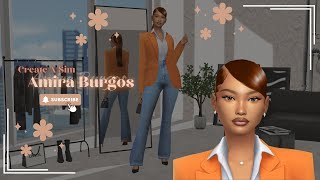 Create A Sim  GRWM  CC  Links  Sims 4 🧡 thesims4 video YouTube ts4 [upl. by Dnivra9]