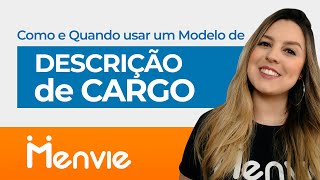 Como e Quando Usar um Modelo de Descrição de Cargo [upl. by Ney405]