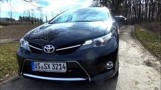 2014 Toyota Auris 132 HP Test Drive [upl. by Ydrah996]