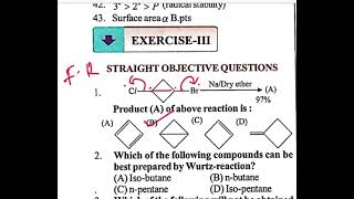 alkanes hydrocarbons saturatedhydrocarbons wurtz reaction chemistry online ex3 [upl. by Albarran813]