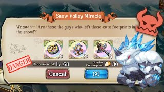 Langrisser M  Act 2 Ch16  Danger World Map  Snow Valley Miracle [upl. by Idnod]