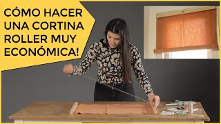 Cómo Armar una Cortina Roller Económica y Rápida  Tutorial de Decoración DIY [upl. by Glenda]