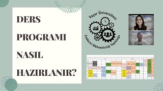 DERS PROGRAMI NASIL HAZIRLANIR [upl. by Kus]