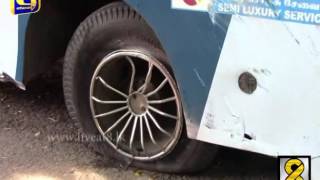 Kalutara Bus accident  Live at 8 News [upl. by Ahrens]