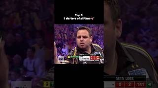 Top 5  9 Darter’s of all time 🤯🎯  Subscribe for daily darts darts 9darter 180 [upl. by Redfield]