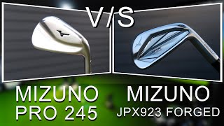 Mizuno Pro 245 vs Mizuno JPX923 Forged Forgiveness Comparison [upl. by Notsecnirp617]