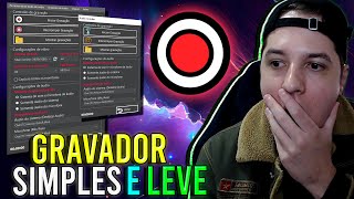 Gravador de TELA SIMPLES e LEVE 2023 [upl. by Anastos]