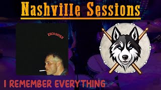 62 Zach Bryan  I Remember Everything  Drum Cover [upl. by Eusebio698]