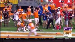 Outback Bowl Highlights Joshua Dobbs SportsCenter 1 Play Touchdown Tightope [upl. by Anyd712]