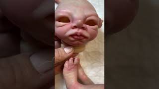 Расписываем реборна вместе  3132 слой rebornbabydoll reborndoll rebornbaby love lovebaby [upl. by Nnylirak232]