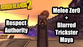 Borderlands 2 Hidden Respect Authority Button Zer0 and Maya 60 FPS [upl. by Yenial]