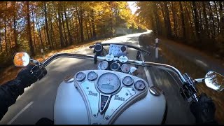 Boss Hoss Goldener Oktober Herbsttour 2021 im 5SeenLand autumn ride cruising in Bavaria [upl. by Adihahs]