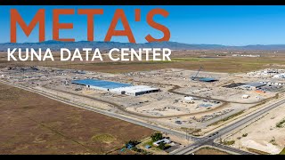 Aerial tour Metas 900 million data center in Kuna near Boise [upl. by Corvin]