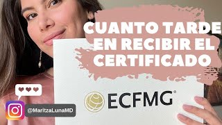 TIMELINE to ECFMG certification cuánto tardé en obtener la certificación de ECFMG [upl. by Walli]