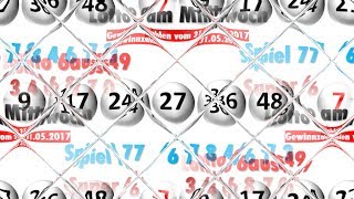 Lotto Ziehung am Mittwoch  Lottozahlen vom 31052017 [upl. by Herzberg193]