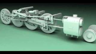 Big boy 4014 Steam engine animation [upl. by Gassman]