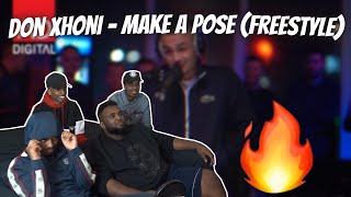 Don Xhoni  Make a Pose Freestyle Gjoni Black me Meriton Mjekiqin  Reaction🔥 [upl. by Aicirtel466]