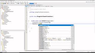 Java23 Implementiamo una Classe [upl. by Adnolehs]