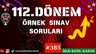 Özel Güvenlik Sınav Soruları 15 ARALIK 2024 112 Dönem Sınavı Özel Güvenlik SınavSoruları385 [upl. by Ayital463]