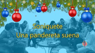 Soniquete  Una pandereta suena  Karaoke villancico [upl. by Roti]