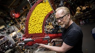 Adam Savages One Day Builds 1000 Shot NERF Blaster [upl. by Dunkin]