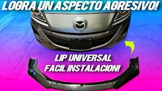 ¿CÓMO INSTALAR UN LIP PARA AUTO  LIP UNIVERSAL PARA COCHE [upl. by Wilterdink]