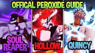 The Official Peroxide Guide Soul Reaper Hollow Quincy  Bankai Volt Segunda [upl. by Murdoch143]