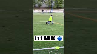 1 v 1 HJK U8 football skills fyp soccer football finland suomi hjk jalkapallo viralvideo w [upl. by Thera631]