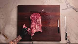 SkinnyAmerica — Brisket Burnt Ends how to trim point for burnt ends [upl. by Yort]