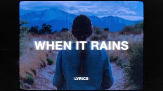 WILLIS  I Think I Like When It Rains Lyrics [upl. by Tija]