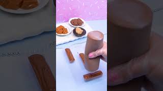 Homemade Milky Way Candy Bar chocolaterecipes shortsviral [upl. by Salene]