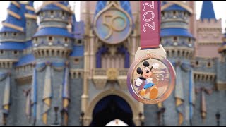 Walt Disney World 50th Anniversary  runDisney  2022 Marathon Weekend  Medals  Disney Marathon [upl. by Huntington]