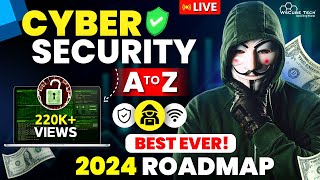 CyberSecurity Roadmap 2024 Fastest Way to Become a Cyber Security Expert amp Get JOB 🔥 [upl. by Fee]