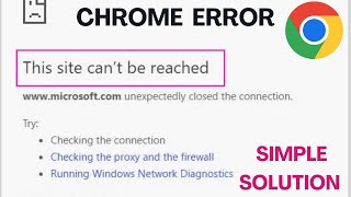 How To Fix This Site Cant Be Reached Problem In Chrome  This Site Cant be Reached [upl. by Ottinger908]