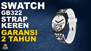 SWATCH GB322  JAM TANGAN SWATCH STRAP KEREN GARANSI 2 TAHUN TERBARU 2024 [upl. by Oralle324]