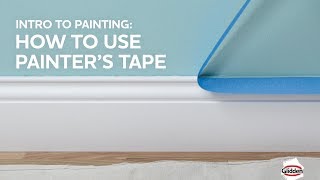 Glidden Paint  How to Use Painter’s Tape [upl. by Sunday971]