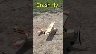 Rc plane crash রিমোট কন্ট্রোল প্লেনshorts rc diycraft diy [upl. by Yanarp577]