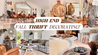 FALL BUDGET DECOR IDEAS  HighEnd Thrift Makeovers  Fall Decorating Ep3 [upl. by Nwahsan989]