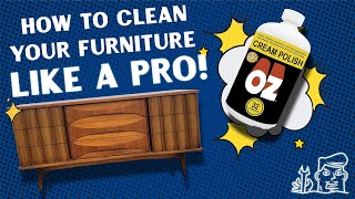 The BEST Way to CLEAN Your Furniture  The Professional Way [upl. by Zenobia]