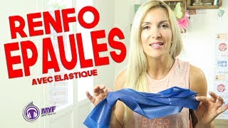 Renforcement des épaules et dos  se tenir plus droit  avec elastique [upl. by Yrellav]