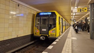 UBahn Berlin  Mitfahrt in der U8 von Wittenau bis Bernauer Straße im H01 50293 [upl. by Winna18]