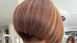 Golden and Blonde Hair color womens Best haircut Transformation ideas From real long to nape cut [upl. by Aciria]