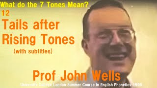 Prof John C Wells What do the 7 Tones Mean12Tails after Rising TonesUCL Summer Course 1995 [upl. by Lakin77]